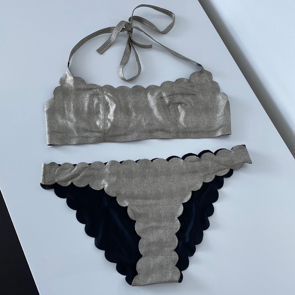 Sparkly Metallic Swimsuit ✨